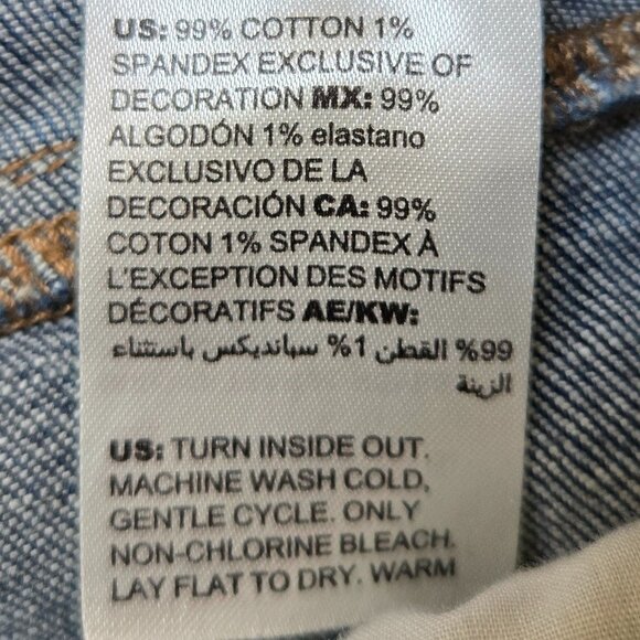 630-30 Chico’s Sequin Ankle Boyfriend Jeans Women’s Chico Size 2R (12/14) - Picture 9 of 9